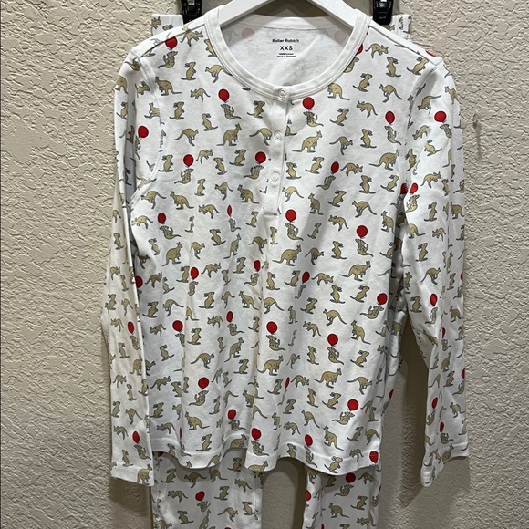 Roller Rabbit Lochie the Roo Pajama Set size XXS - Picture 3 of 15